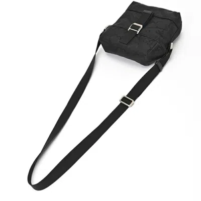 Pre-owned Gucci Black Canvas Shoulder Bag ()