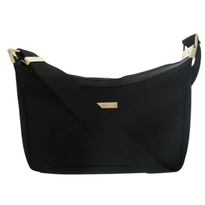 Pre-owned Gucci Black Canvas Shoulder Bag ()