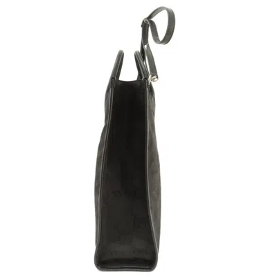 Pre-owned Gucci Black Canvas Tote Bag ()