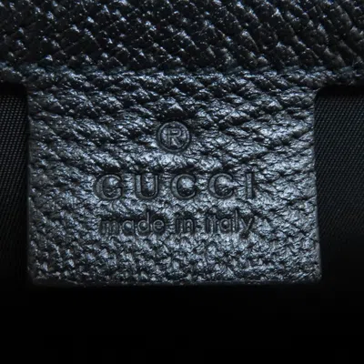 Pre-owned Gucci Black Canvas Tote Bag ()