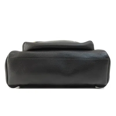 Pre-owned Gucci Black Leather Backpack ()
