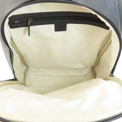 Pre-owned Gucci Black Leather Backpack ()