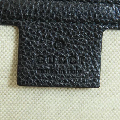 Pre-owned Gucci Black Leather Backpack ()