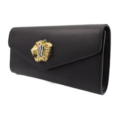 Pre-owned Gucci Black Leather Clutch Bag ()