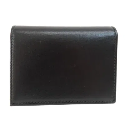 Pre-owned Gucci Black Leather Wallet (bi-fold) ()