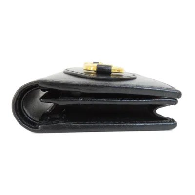 Pre-owned Gucci Black Leather Wallet (bi-fold) ()