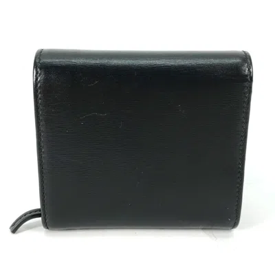 Pre-owned Gucci Black Leather Wallet (bi-fold) ()