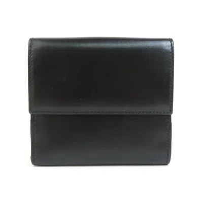 Pre-owned Gucci Black Leather Wallet (bi-fold) ()