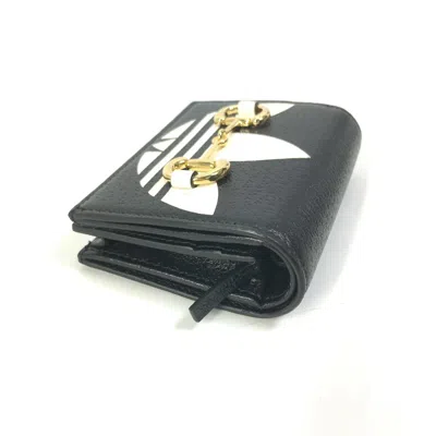 Pre-owned Gucci Black Leather Wallet (bi-fold) ()