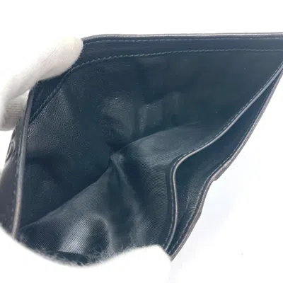 Pre-owned Gucci Black Leather Wallet (bi-fold) ()