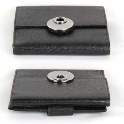 Pre-owned Gucci Black Leather Wallet (bi-fold) ()