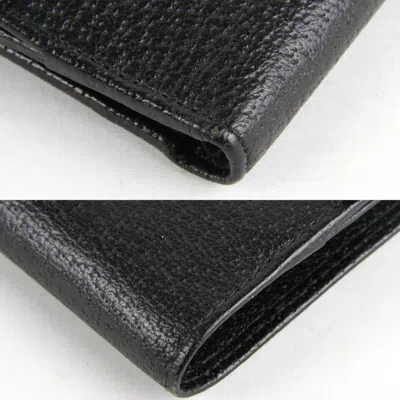 Pre-owned Gucci Black Leather Wallet (bi-fold) ()