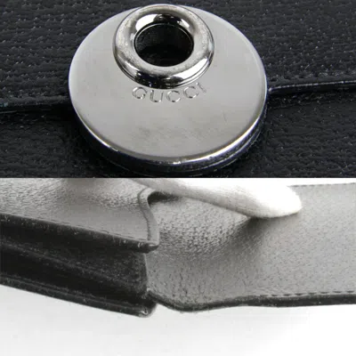 Pre-owned Gucci Black Leather Wallet (bi-fold) ()
