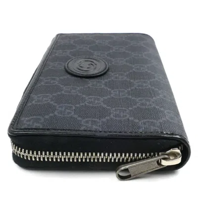 Pre-owned Gucci Black Long Wallet (bi-fold) ()