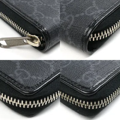 Pre-owned Gucci Black Long Wallet (bi-fold) ()