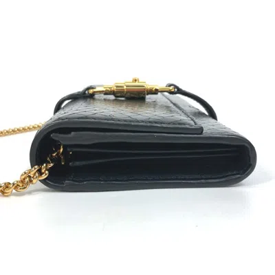 Pre-owned Gucci Black Other Long Wallet (bi-fold) ()