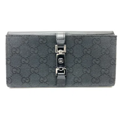 Pre-owned Gucci Black Other Wallet (bi-fold) ()