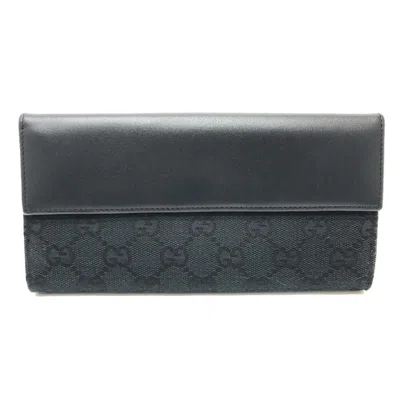Pre-owned Gucci Black Other Wallet (bi-fold) ()