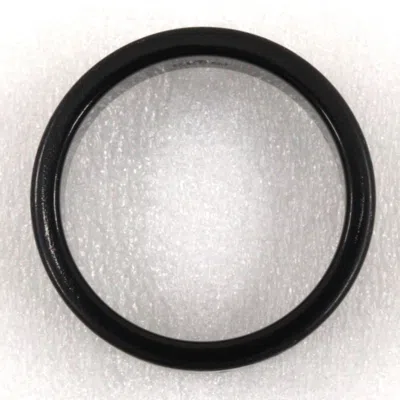 Pre-owned Gucci White Gold (18k) Band Ring () In Black