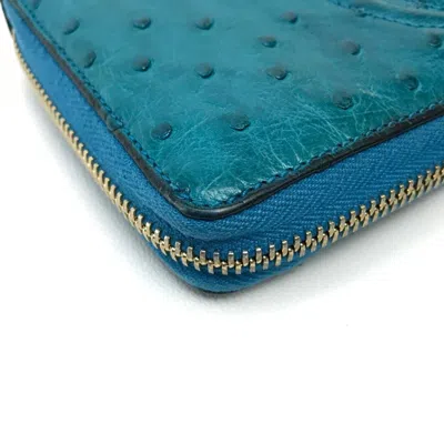 Pre-owned Gucci Blue Other Long Wallet (bi-fold) ()
