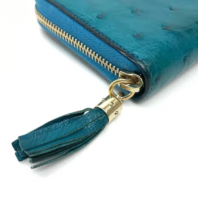 Pre-owned Gucci Blue Other Long Wallet (bi-fold) ()