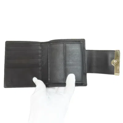 Pre-owned Gucci Brown Canvas Wallet (bi-fold) ()
