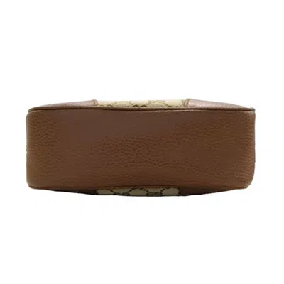 Pre-owned Gucci Brown Gg Canvas Shoulder Bag ()