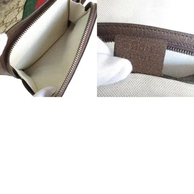 Pre-owned Gucci Brown Gg Supreme Backpack ()