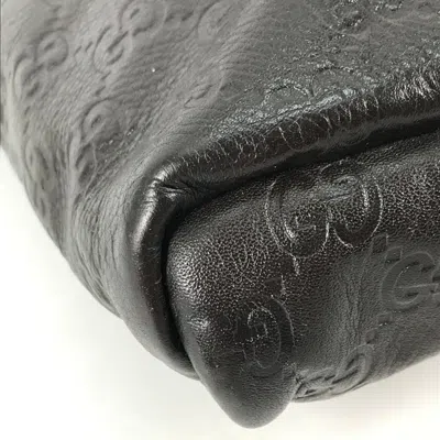 Pre-owned Gucci Brown Leather Shoulder Bag ()