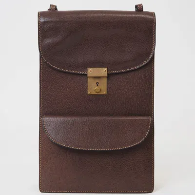 Pre-owned Gucci Brown Leather Shoulder Bag ()