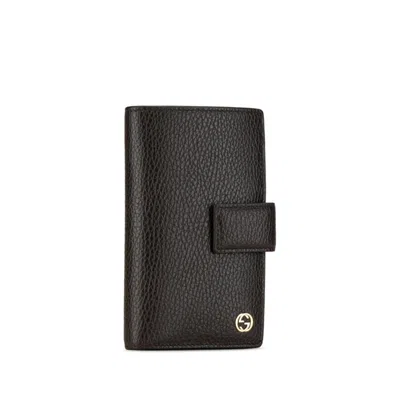 Pre-owned Gucci Brown Leather Wallet (bi-fold) ()