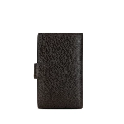 Pre-owned Gucci Brown Leather Wallet (bi-fold) ()