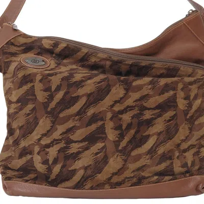 Pre-owned Gucci Brown Suede Shoulder Bag ()