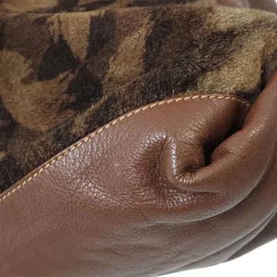 Pre-owned Gucci Brown Suede Shoulder Bag ()