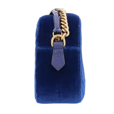 Pre-owned Gucci Daily Blue Shoulder Bag ()