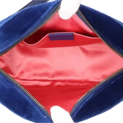 Pre-owned Gucci Daily Blue Shoulder Bag ()