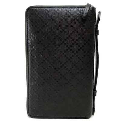 Pre-owned Gucci Dark Brown Leather Long Wallet (bi-fold) ()