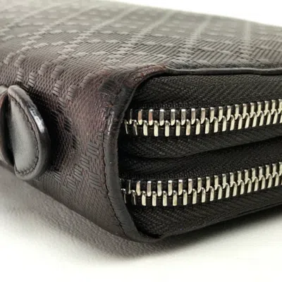 Pre-owned Gucci Dark Brown Leather Long Wallet (bi-fold) ()