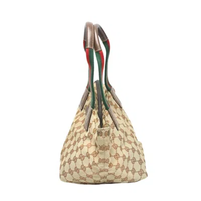 Pre-owned Gucci Gg Canvas Beige Gg Canvas Handbag Tote Bag ()