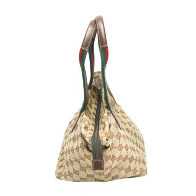 Pre-owned Gucci Gg Canvas Beige Gg Canvas Handbag Tote Bag ()