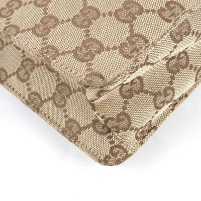 Pre-owned Gucci Gg Canvas Beige Gg Canvas Shoulder Bag ()
