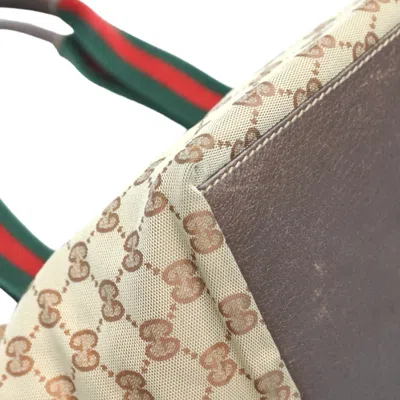Pre-owned Gucci Gg Canvas Beige Gg Canvas Handbag Tote Bag ()