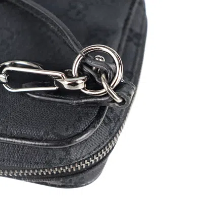 Pre-owned Gucci Gg Canvas Black Gg Canvas Handbag Pochette Shopping Bag Shoulder Bag Tote Bag ()