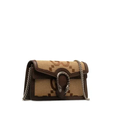 Pre-owned Gucci Gg Canvas Brown Gg Canvas Shoulder Bag ()