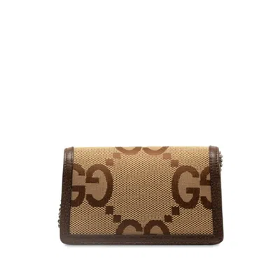 Pre-owned Gucci Gg Canvas Brown Gg Canvas Shoulder Bag ()