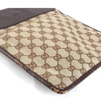 Pre-owned Gucci Gg Canvas Brown Gg Canvas Shoulder Bag ()