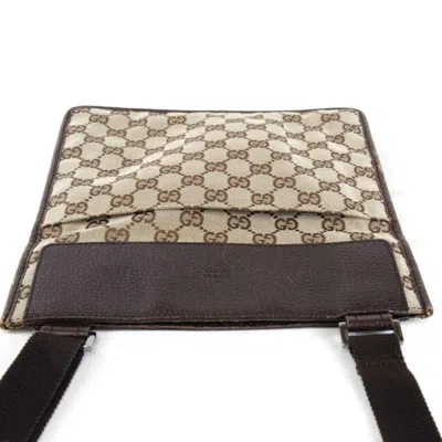 Pre-owned Gucci Gg Canvas Brown Gg Canvas Shoulder Bag ()