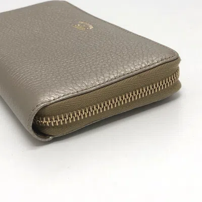 Pre-owned Gucci Gold Leather Long Wallet (bi-fold) ()