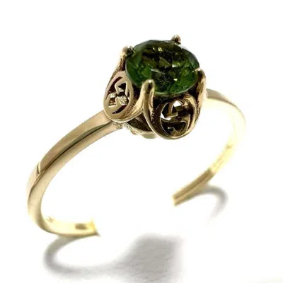 Pre-owned Gucci Gold Yellow Gold (18k) Band Ring ()