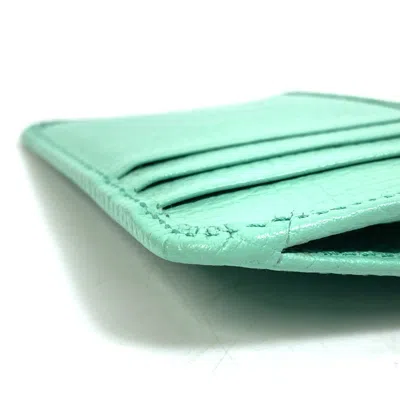 Pre-owned Gucci Green Leather Coin Purse/coin Case ()